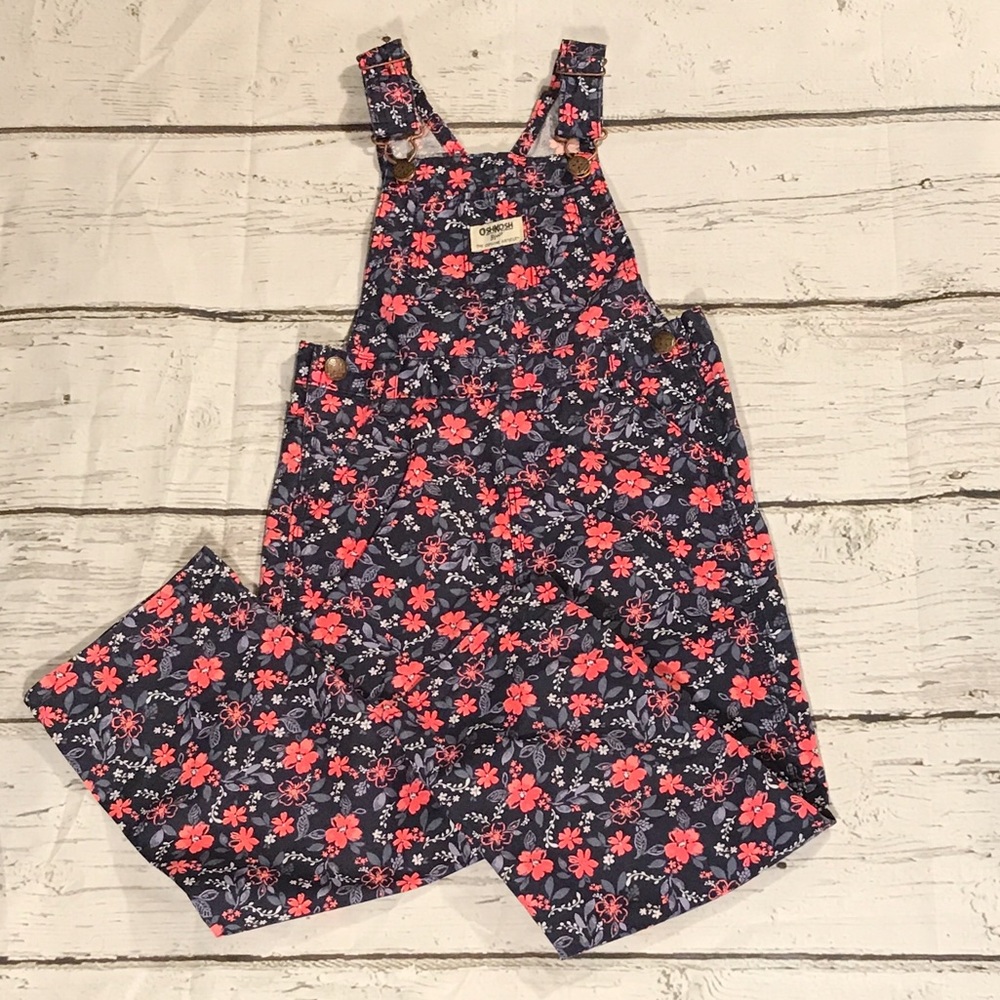 OshKosh : Girls Overalls : 2 pairs : Sz 5T & 18 mo